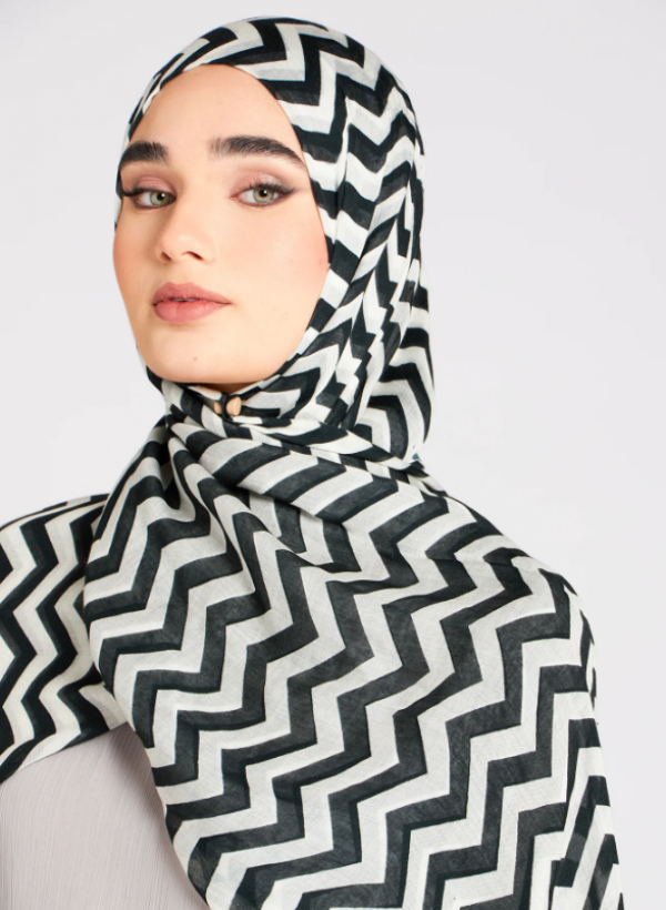 Motif chevron bergradasi